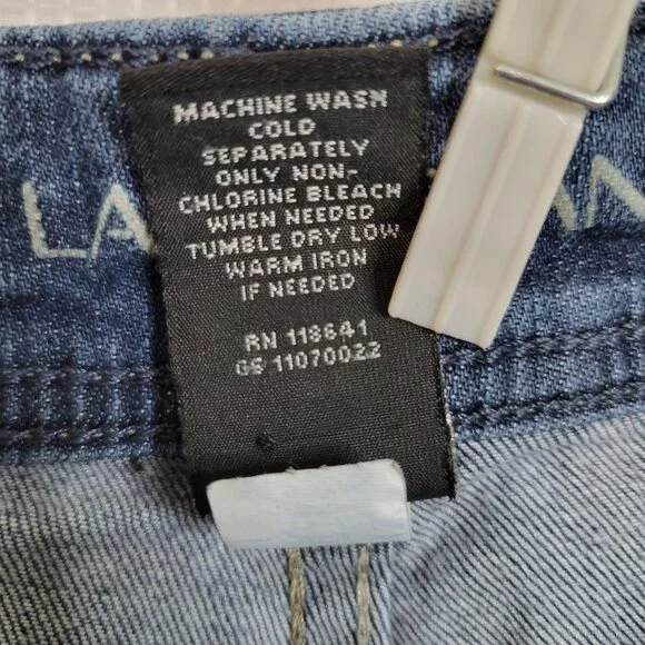 Lane Bryant 24 Jeans Straight Leg Genius Fit Denim Stretch Denim Classic Pockets - Picture 10 of 13